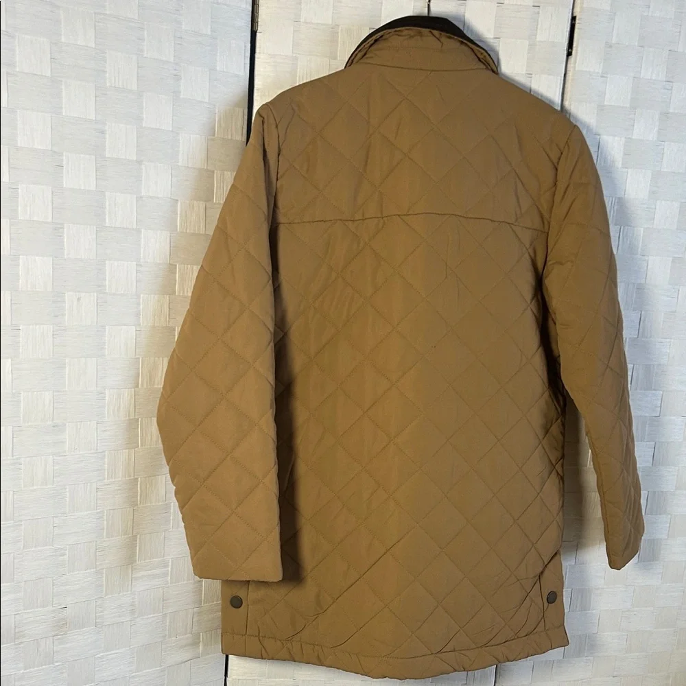 Time and Tru Brown Quilted Puffer Jacket - Picture 6 of 6